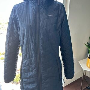 L.L. Bean Purple Puffer Jacket with Hood